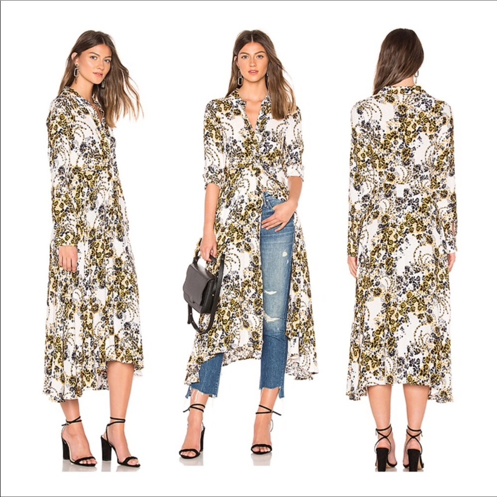 Free  People Tough Love Shirt Dress
